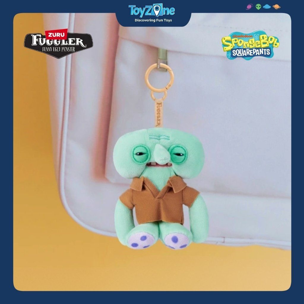 Mô Hình Đồ Chơi Sưu Tầm Móc Khoá Fuggler Spongebob Keyrings 5inch ZURU TOYS