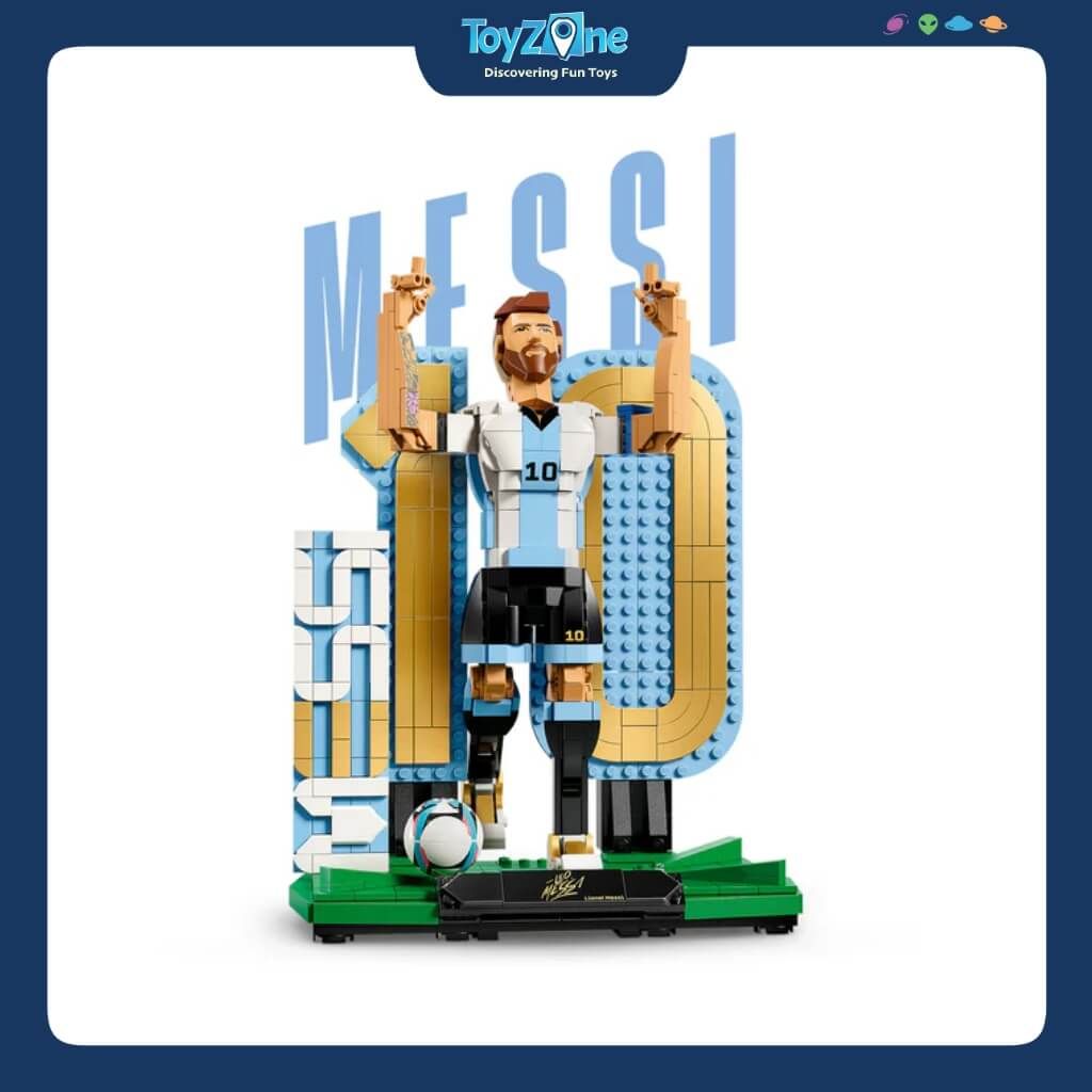 Bộ đồ chơi mô hình lắp ráp Huyền Thoại Bóng Đá Lionel Messi 2in1 LEGO EDITIONS SPORTS