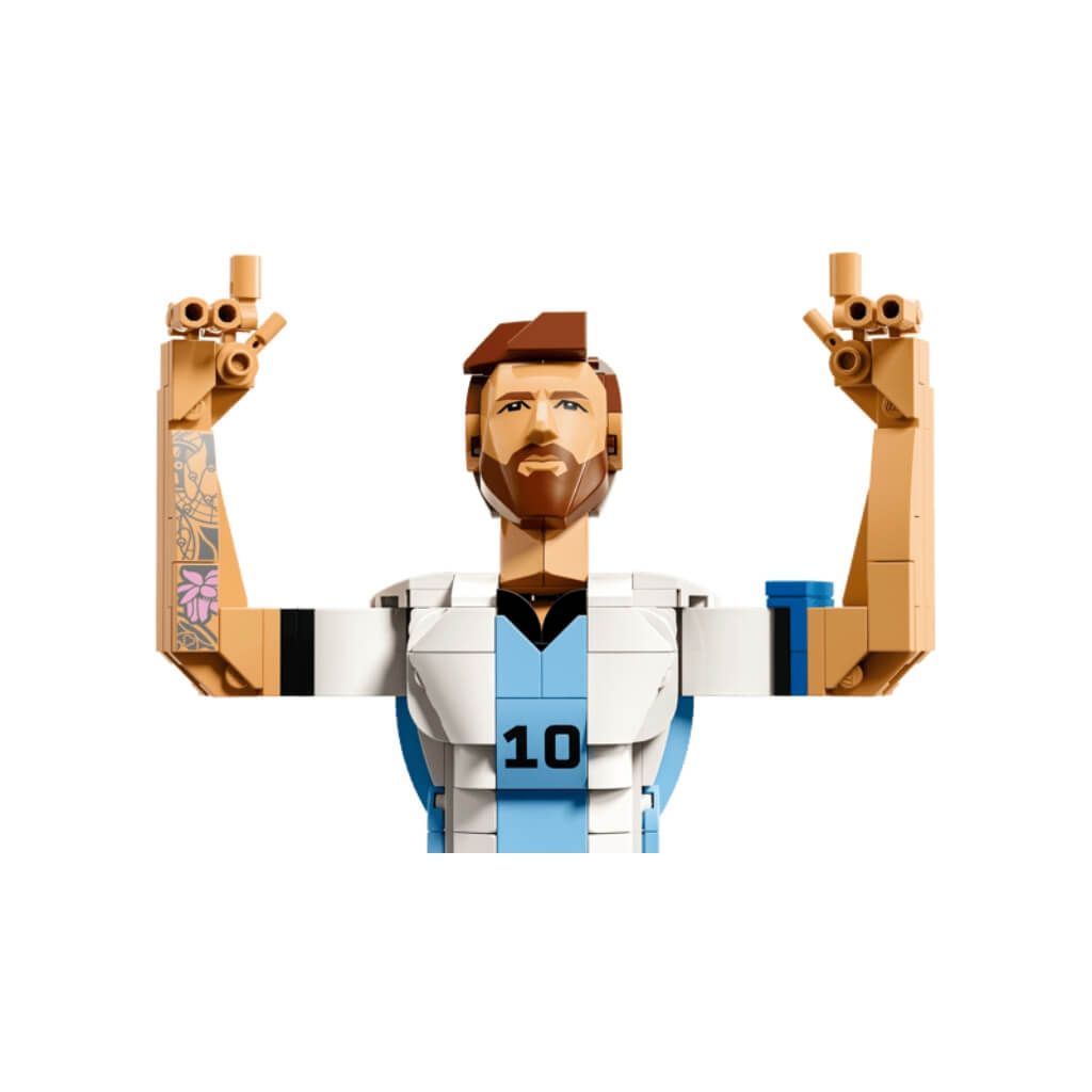 Bộ đồ chơi mô hình lắp ráp Huyền Thoại Bóng Đá Lionel Messi 2in1 LEGO EDITIONS SPORTS