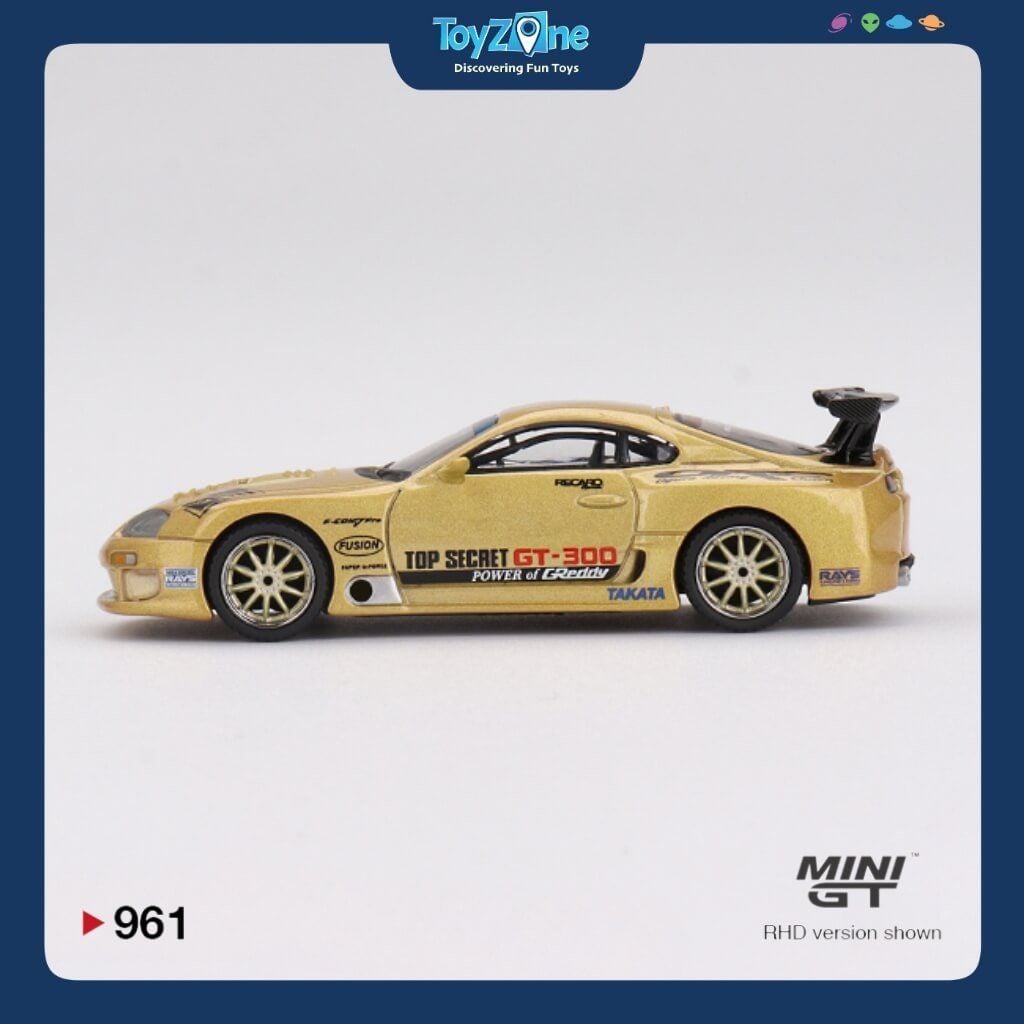 Mô hình xe Toyota Supra ( A80 ) Top Secret GT300 1:64 MiniGT