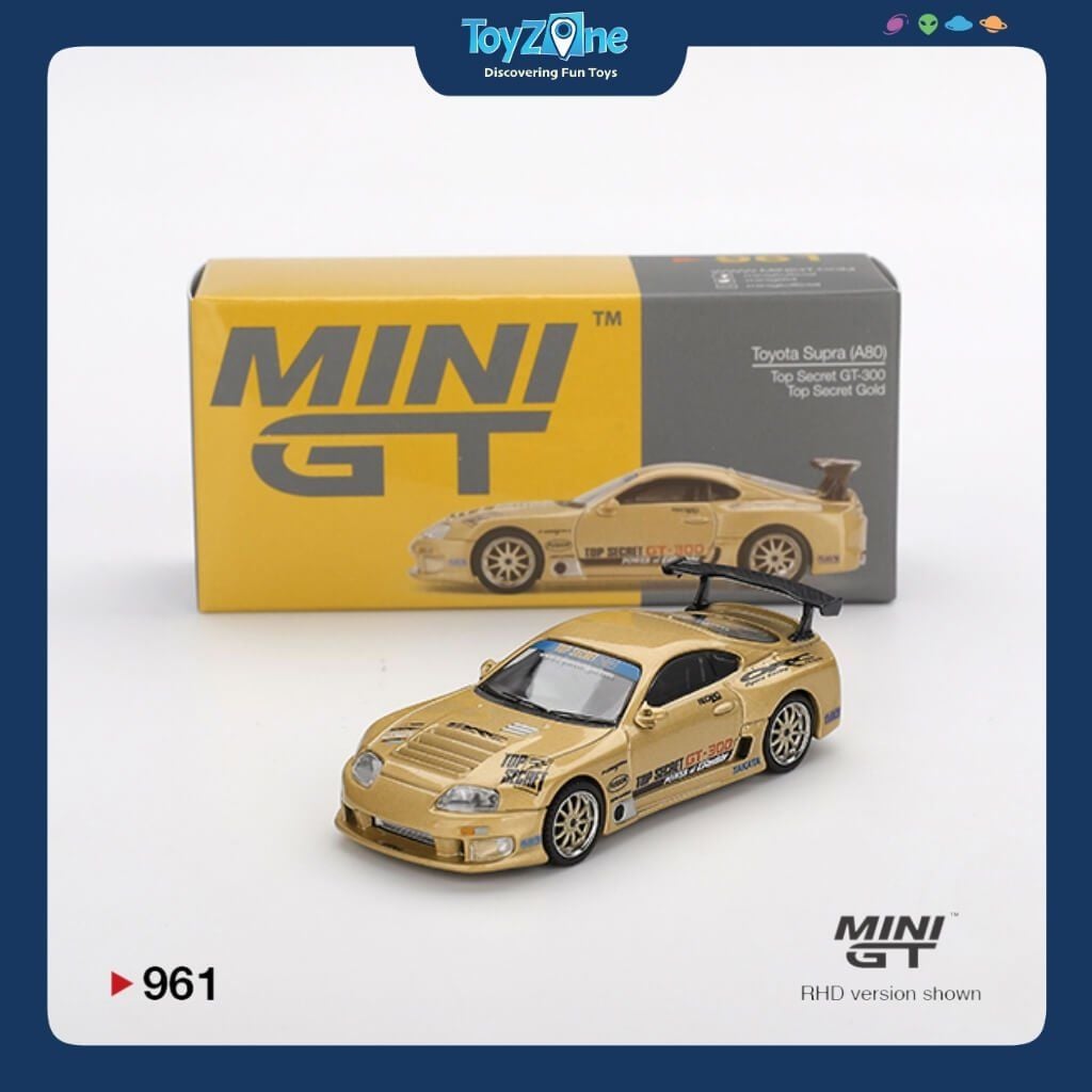 Mô hình xe Toyota Supra ( A80 ) Top Secret GT300 1:64 MiniGT