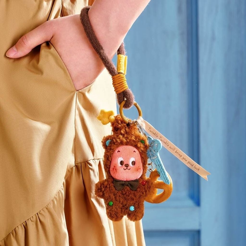 Đồ chơi Blind box Móc khoá Gấu bông Twinkle Twinkle Savor the Moment Series-Fresh-Baked Mini Cookies POP MART