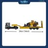 Đồ chơi mô hình xe tải vận chuyển Volvo Construction Transporter MAJORETTE