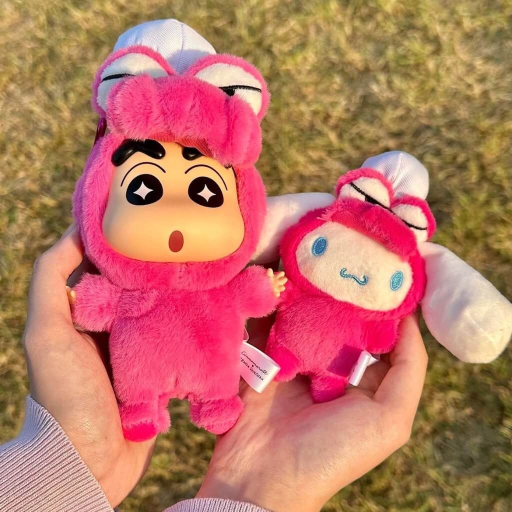 Mô hình Blind box Gấu bông Cinnamoroll X Crayon Shin-chan Amusement Dreamland Series Vinyl Plush TOP TOY
