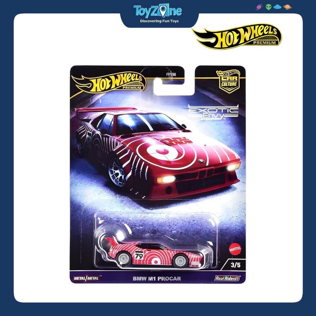 Mô hình xe Hot Wheels Premium 2022 Exotic Envy chính hãng