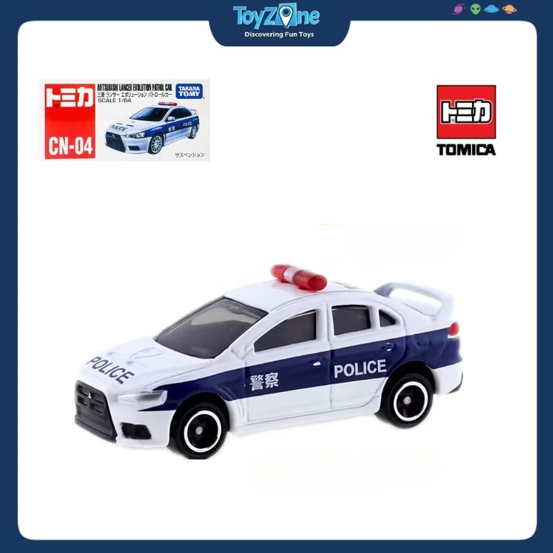 Mô hình xe Mitsubishi Lancer Evolution Patrol Car CN-04 1:64 TOMICA