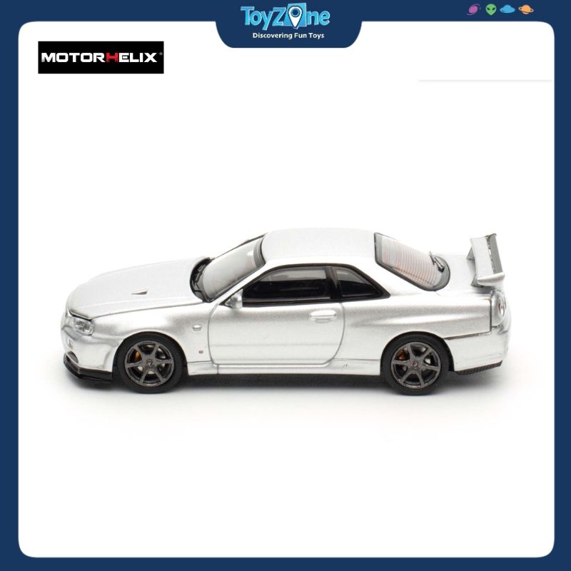  Mô hình xe Nissan Skyline GT-R R34 V-Spec II 1:64 MOTORHELIX 