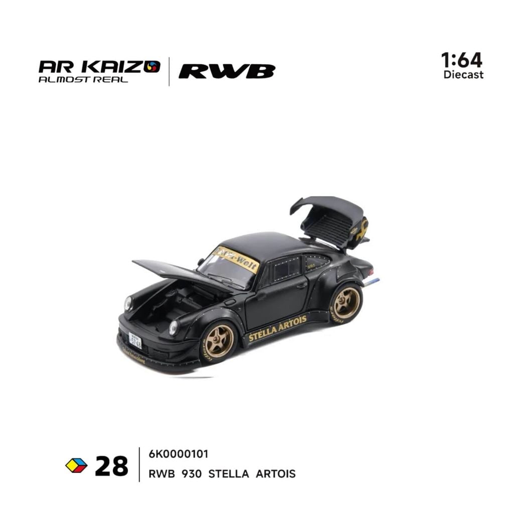 Mô hình xe Porsche 911 KAIZO RWB 930 1:64 ALMOST REAL