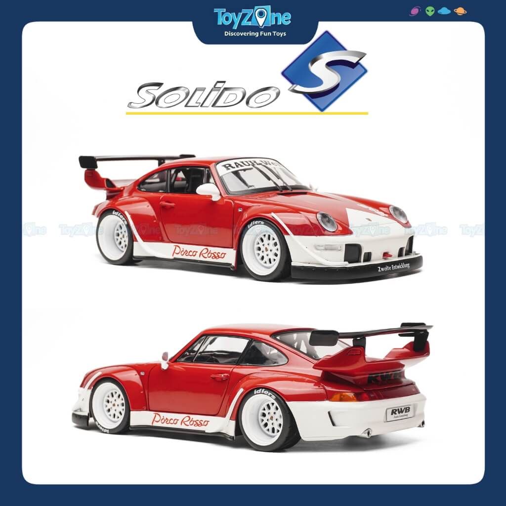 Mô hình xe Porsche RWB Body Kit 2020 1:18 SOLIDO