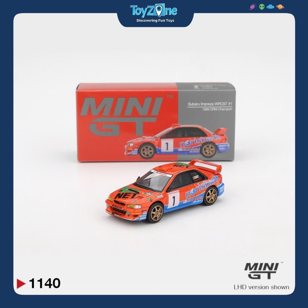 Mô hình xe Subaru Impreza WRC97 #1 1:64 MiniGT