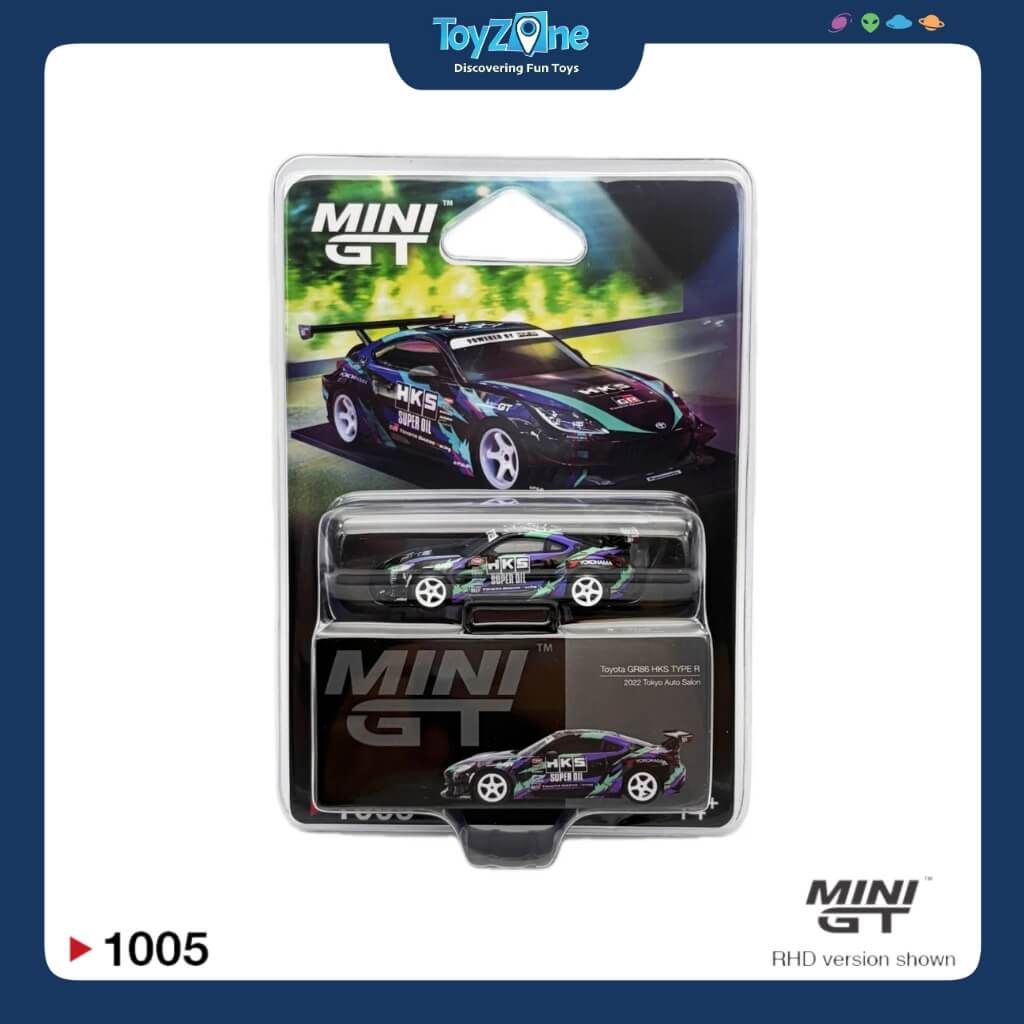 Mô hình xe Toyota GR86 HKS Type R 1:64 MiniGT