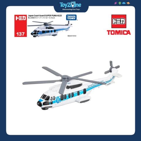 Mô hình Máy bay Japan Coast Guard Super Puma H225 No.137-04 LONG TOMICA