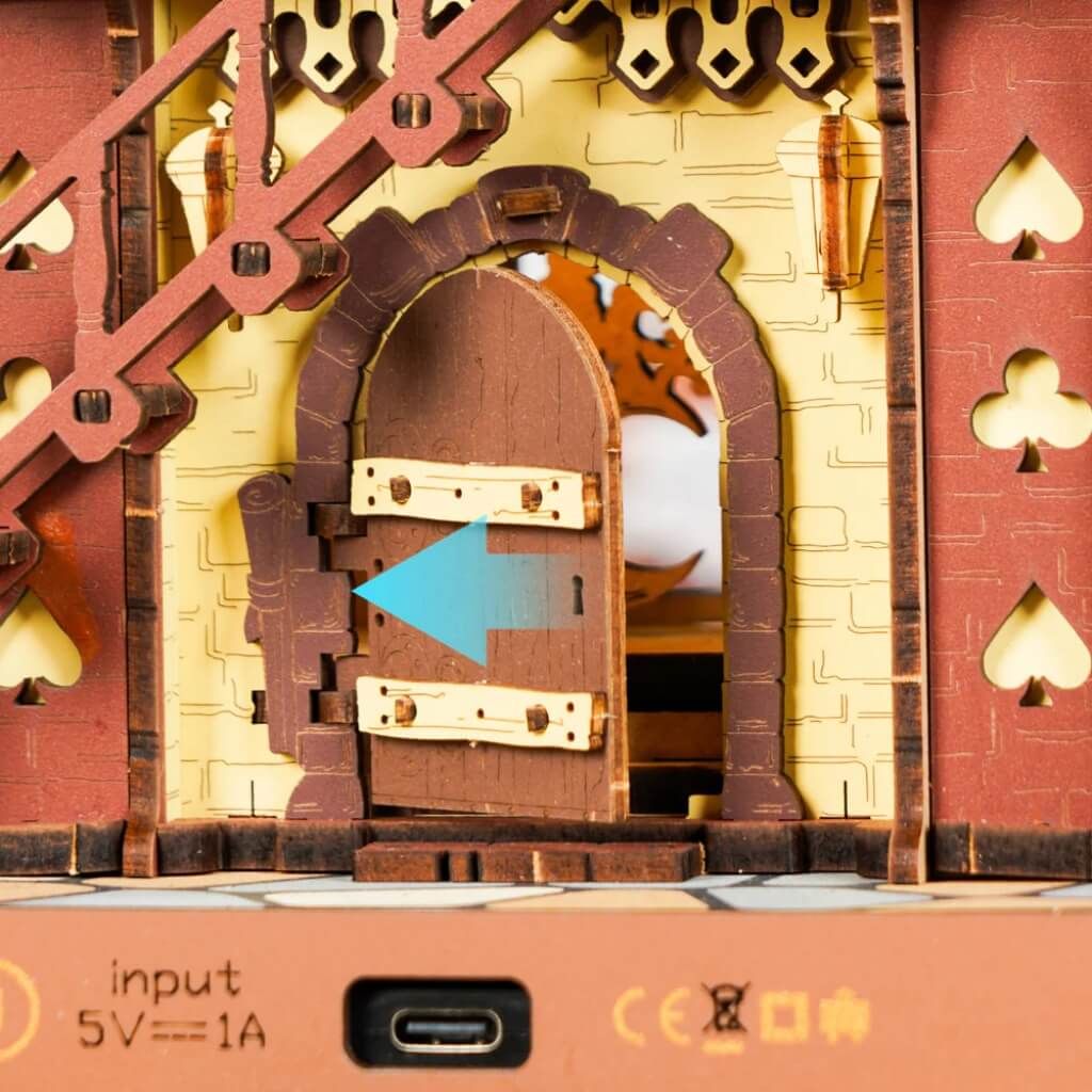 Mô hình gỗ lắp ráp 3D Đồng Hồ Cúc Cu ROKR Cuckoo Clock LC901C ROBOTIME