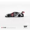 Mô hình xe Porsche 911 GT3 R #77 AO Racing 2025 IMSA Petit Le Mans 1:64 MiniGT