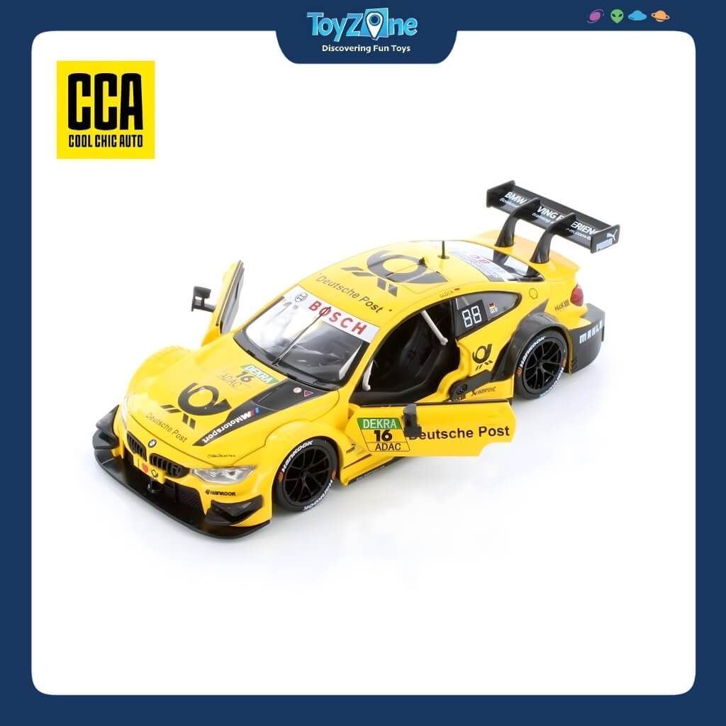 Mô hình xe BMW M4 DTM Deutsche Post 1:24 CCA