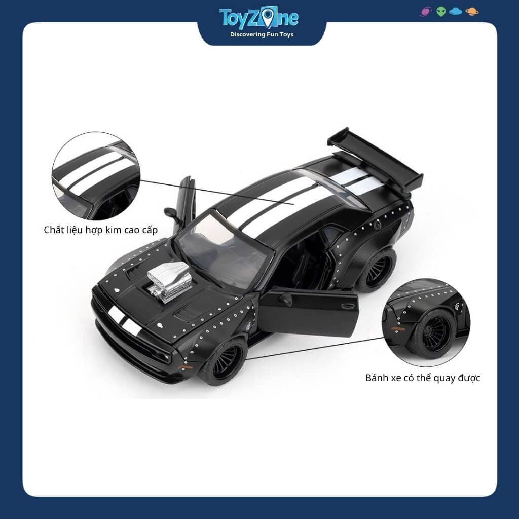 Bộ lắp ráp mô hình xe Dodge Challenger SRT Jailbreadk Model Kit 1:36 CCA