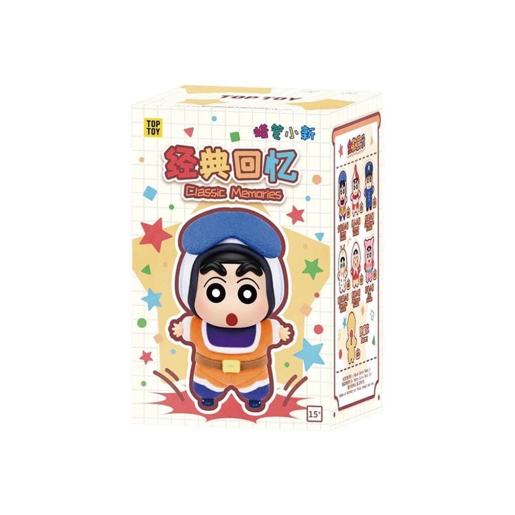 Mô hình Blind box Móc khóa Gấu bông Crayon Shin-chan Classic Memories Series Plush TOP TOY