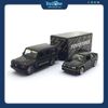 Mô hình xe vận chuyển Mercedes-Benz G-Class + BMW 3 Series M3 1988 Design Team Hauler 1:64 MAISTO