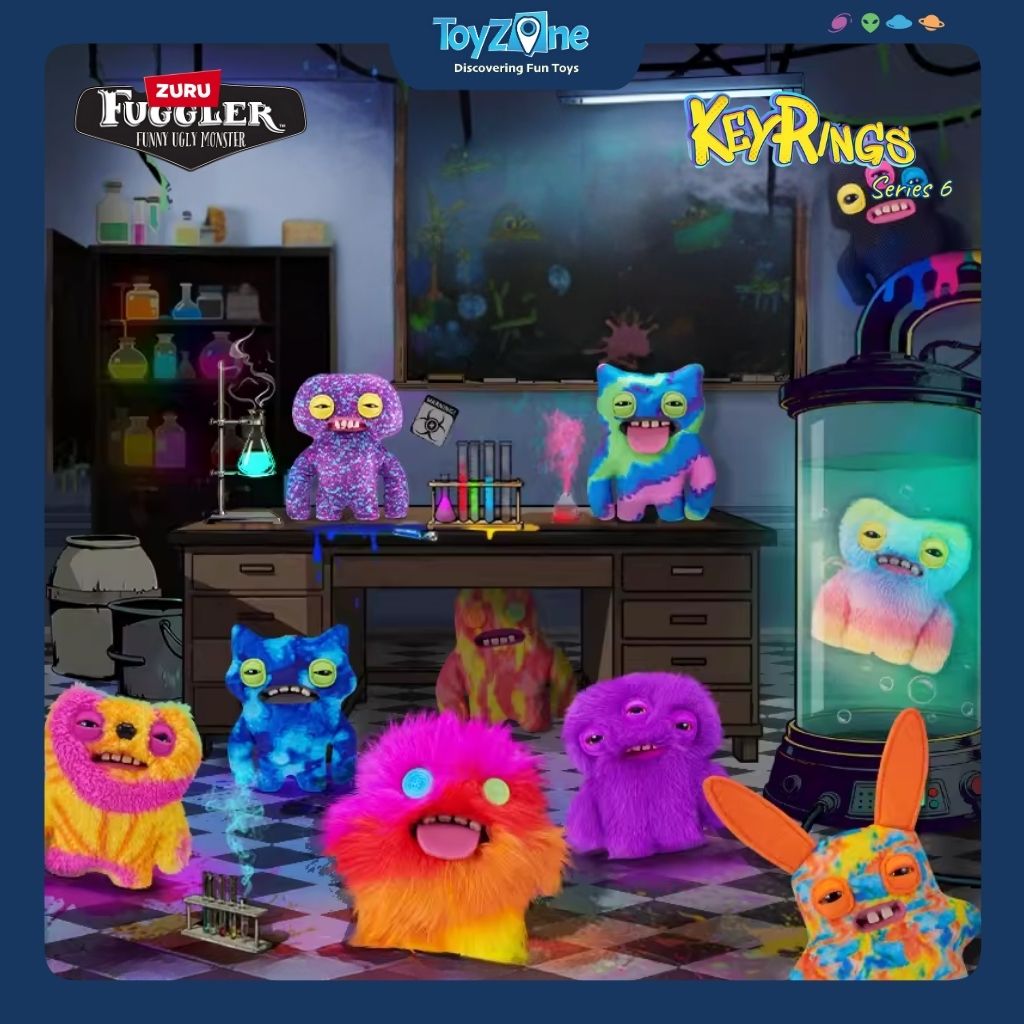 Mô Hình Đồ Chơi Sưu Tầm Móc Khoá Fuggler Keyrings Ver 6 5inch ZURU TOYS