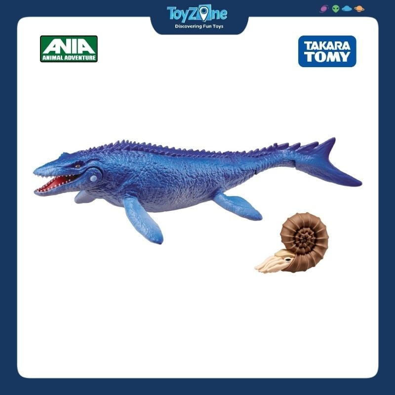Mô hình đồ chơi Động Vật Thằn Lằn Biển Mosasaurus ANIA AL-07 Mosasaurus ( Floating Ver ) TAKARA TOMY
