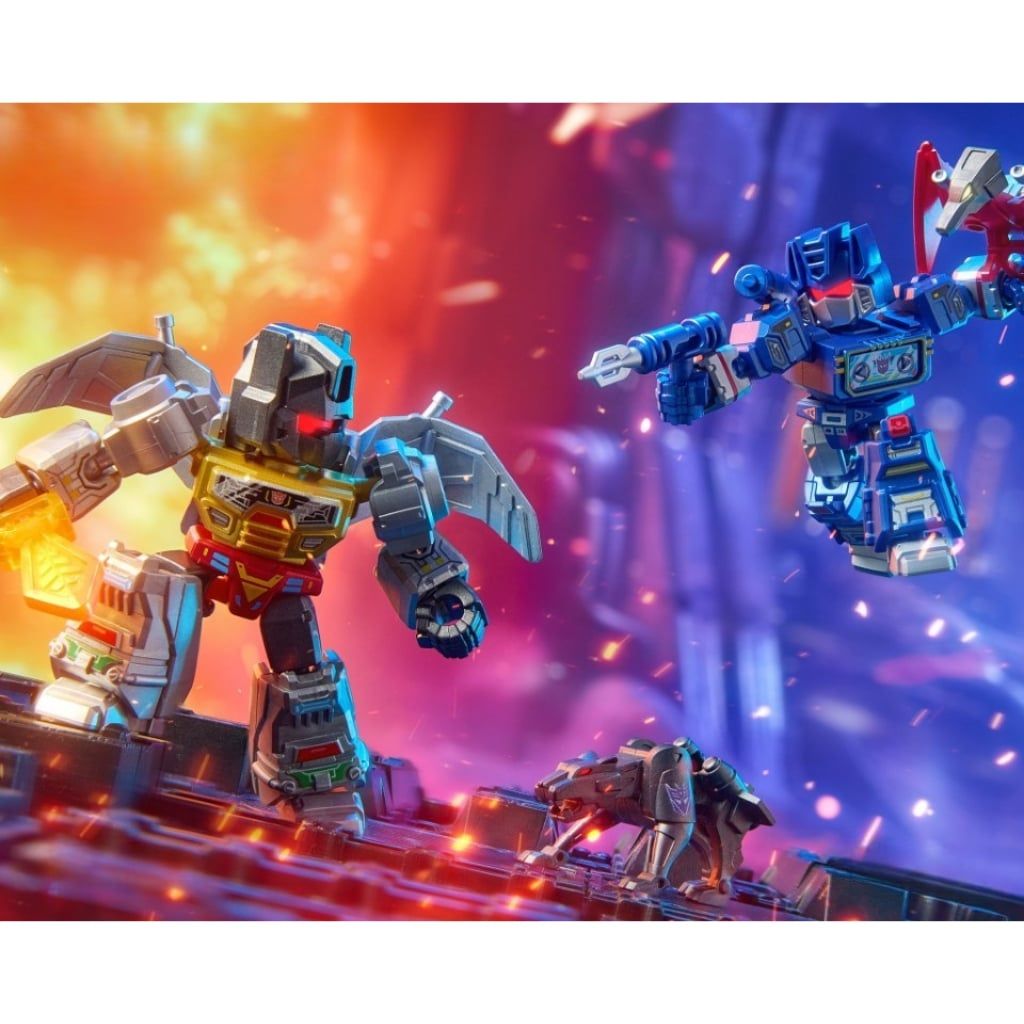Mô hình đồ chơi lắp ráp Blind box Transformers Defender Version 03 Heavy Metal War Model Kits BLOKEES