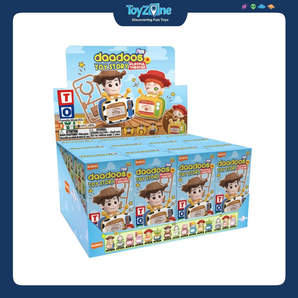 Mô hình đồ chơi lắp ráp Blind box Toy Story Daadoos Fun 01 Playful Theater ER02 BLOKEES