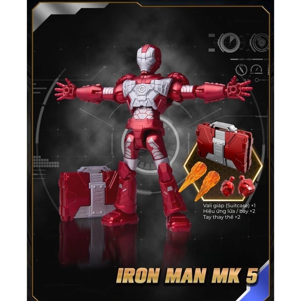 Mô hình đồ chơi Lắp ráp Blind box Marvel Infinity Saga Series 04 Model Kits BLOKEES