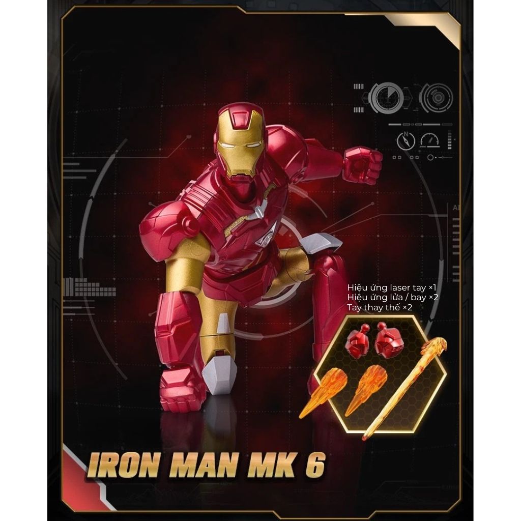 Mô hình đồ chơi Lắp ráp Blind box Marvel Infinity Saga Series 04 Model Kits BLOKEES