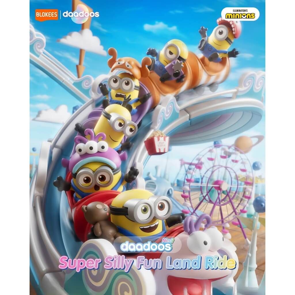 Mô hình đồ chơi lắp ráp Blind box Minions Daadoos Nest Series 01 The Roller BLOKEES