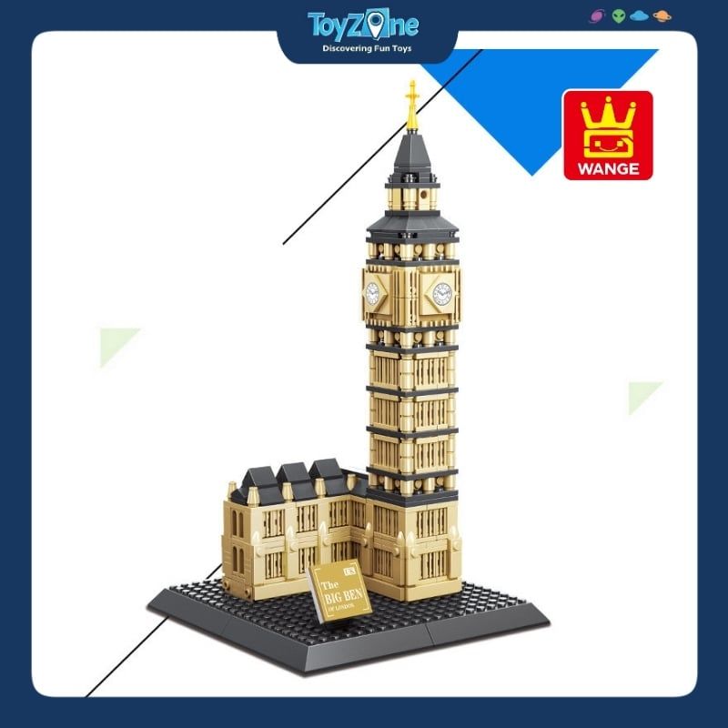 Bộ đồ chơi lắp ráp mô hình Công Trình Kiến Trúc Wange