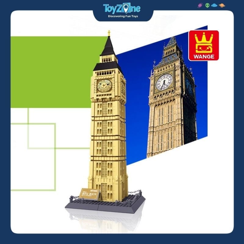 Bộ đồ chơi lắp ráp mô hình Công Trình Kiến Trúc Wange