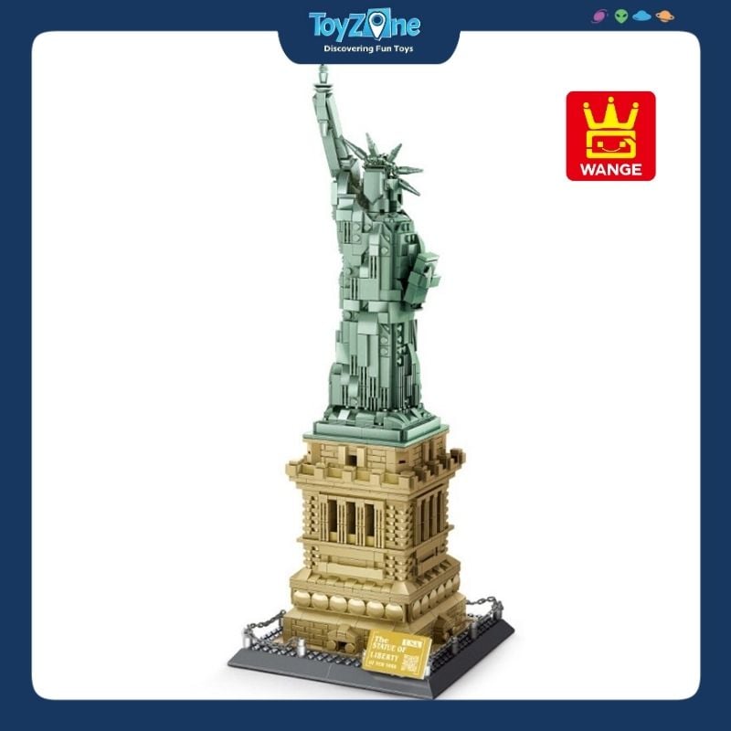 Bộ đồ chơi lắp ráp mô hình Công Trình Kiến Trúc Wange