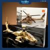 Bộ Đồ Chơi Lắp Ráp Mô Hình Máy Bay Trực Thăng Tấn Công AH-64 Apache WANGE