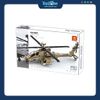Bộ Đồ Chơi Lắp Ráp Mô Hình Máy Bay Trực Thăng Tấn Công AH-64 Apache WANGE