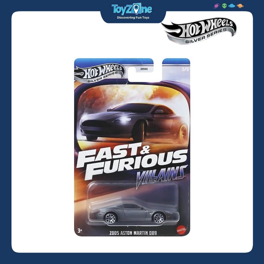 Mô hình xe Hot Wheels Silver Fast And Furious Villains Series chính hãng