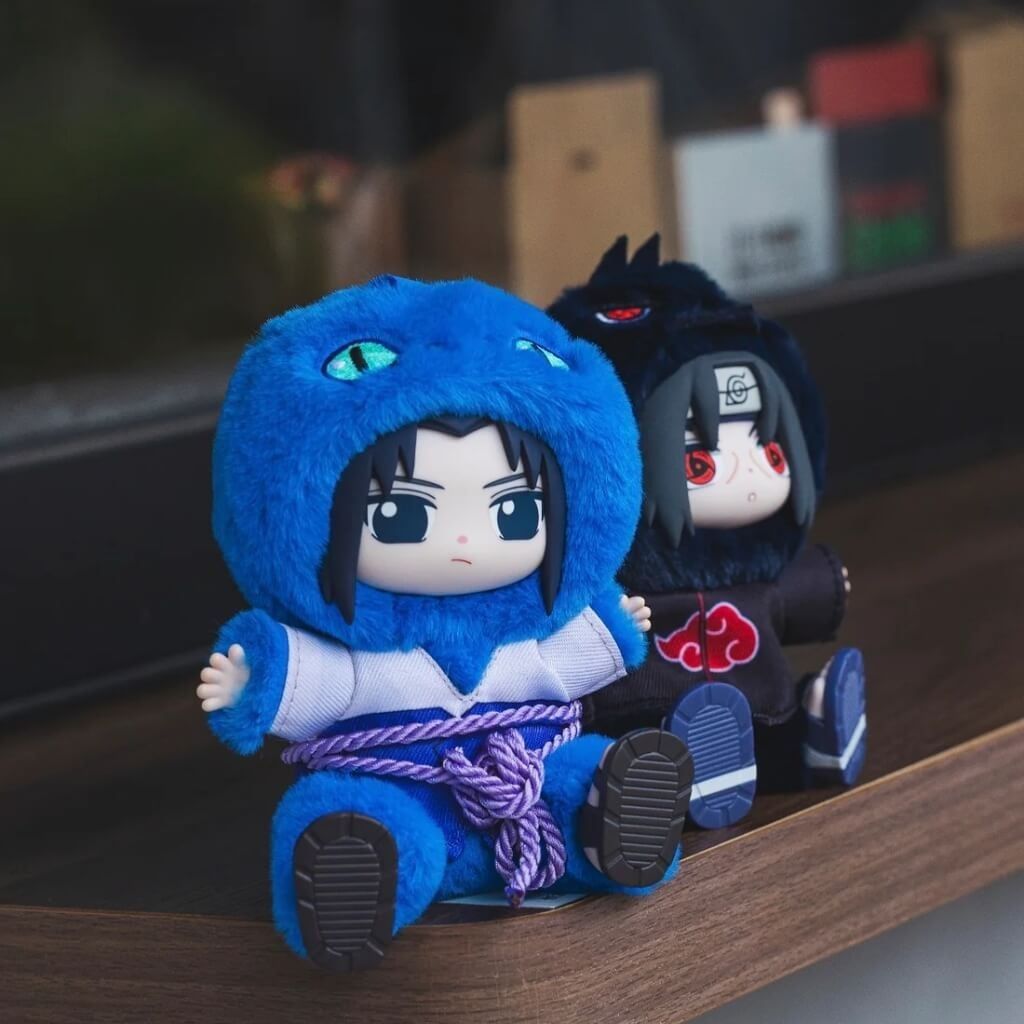 Mô hình Blind box Móc khóa Gấu bông Naruto Shippuden Cute Animals' Sit-in Party Series TOP TOY