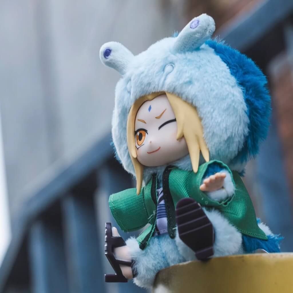 Mô hình Blind box Móc khóa Gấu bông Naruto Shippuden Cute Animals' Sit-in Party Series TOP TOY