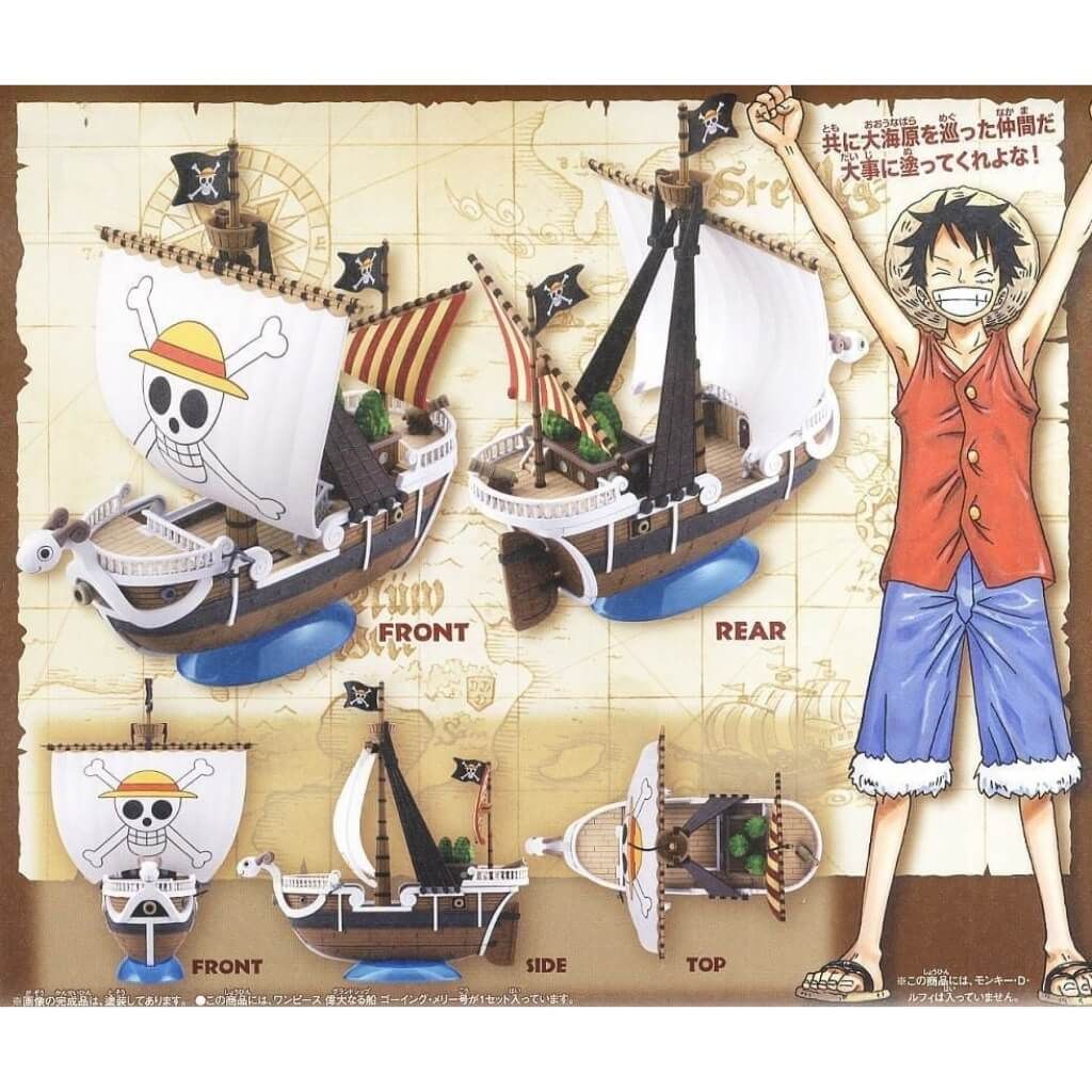 Mô hình lắp ráp tàu One Piece Going Merry Grand Ship Collection BANDAI