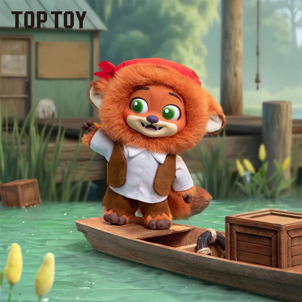 Mô hình Blind box Móc khóa Gấu bông Zootopia 2 NICK and JUDY Best Undercover Series Plush TOP TOY
