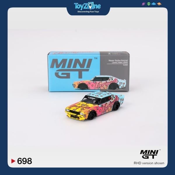 Mô hình xe Nissan Skyline Kenmeri Liberty Walk LBWK 1:64 MiniGT