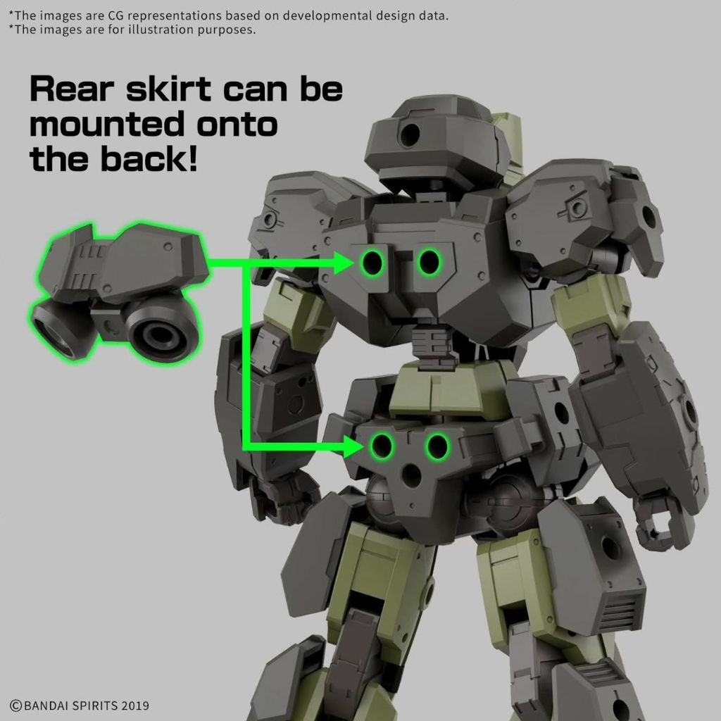 Mô hình lắp ráp Robot eEXM-23 Tecprot 02 30 Minutes Mission Model Kit 1/144 BANDAI