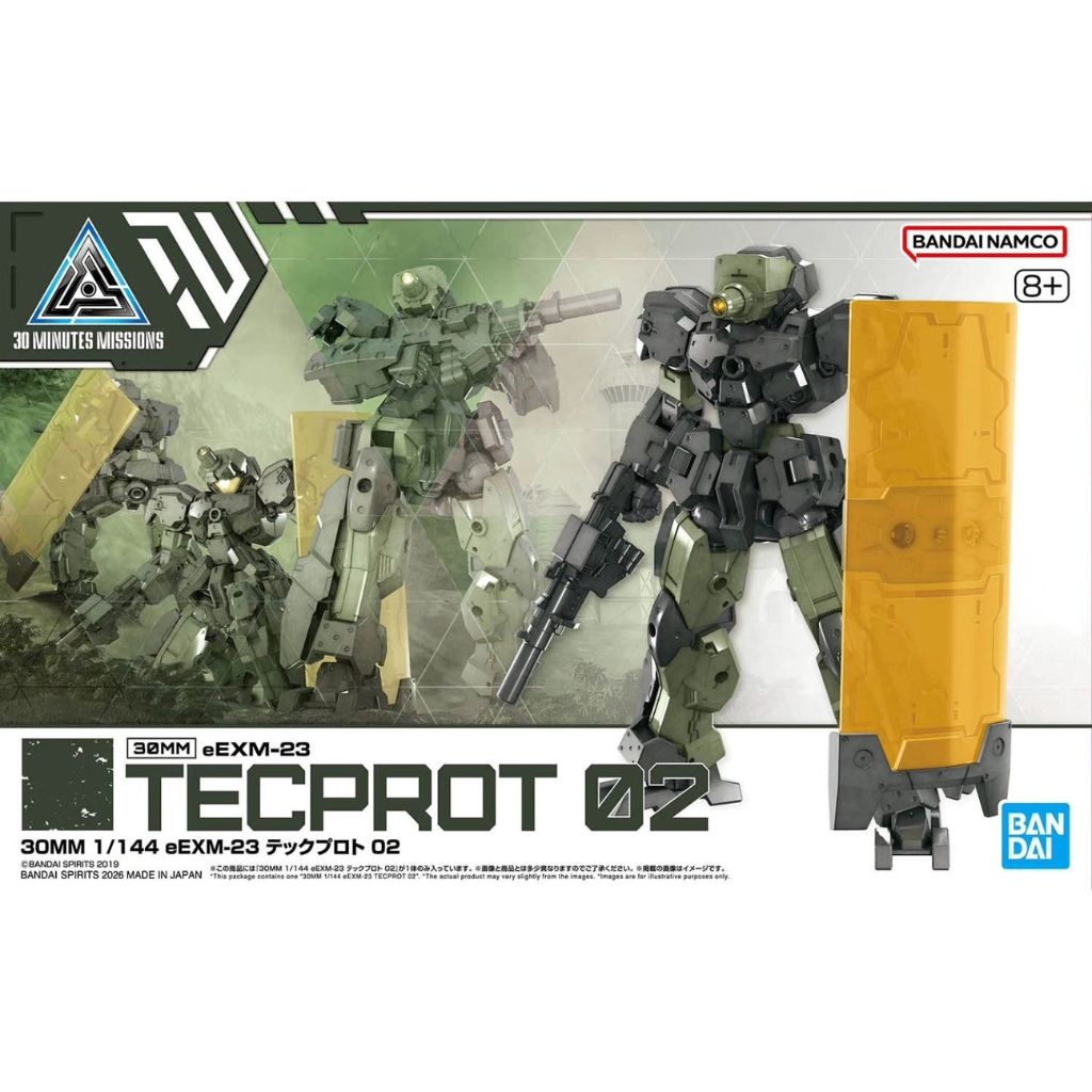 Mô hình lắp ráp Robot eEXM-23 Tecprot 02 30 Minutes Mission Model Kit 1/144 BANDAI