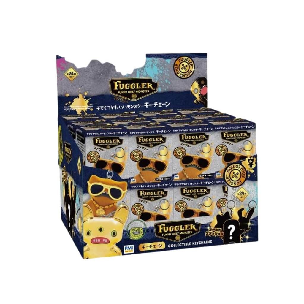 Mô hình Đồ Chơi Móc Khóa Blind Box Fuggler Ugly Funny Monster Gold Edition Series ZURU TOYS