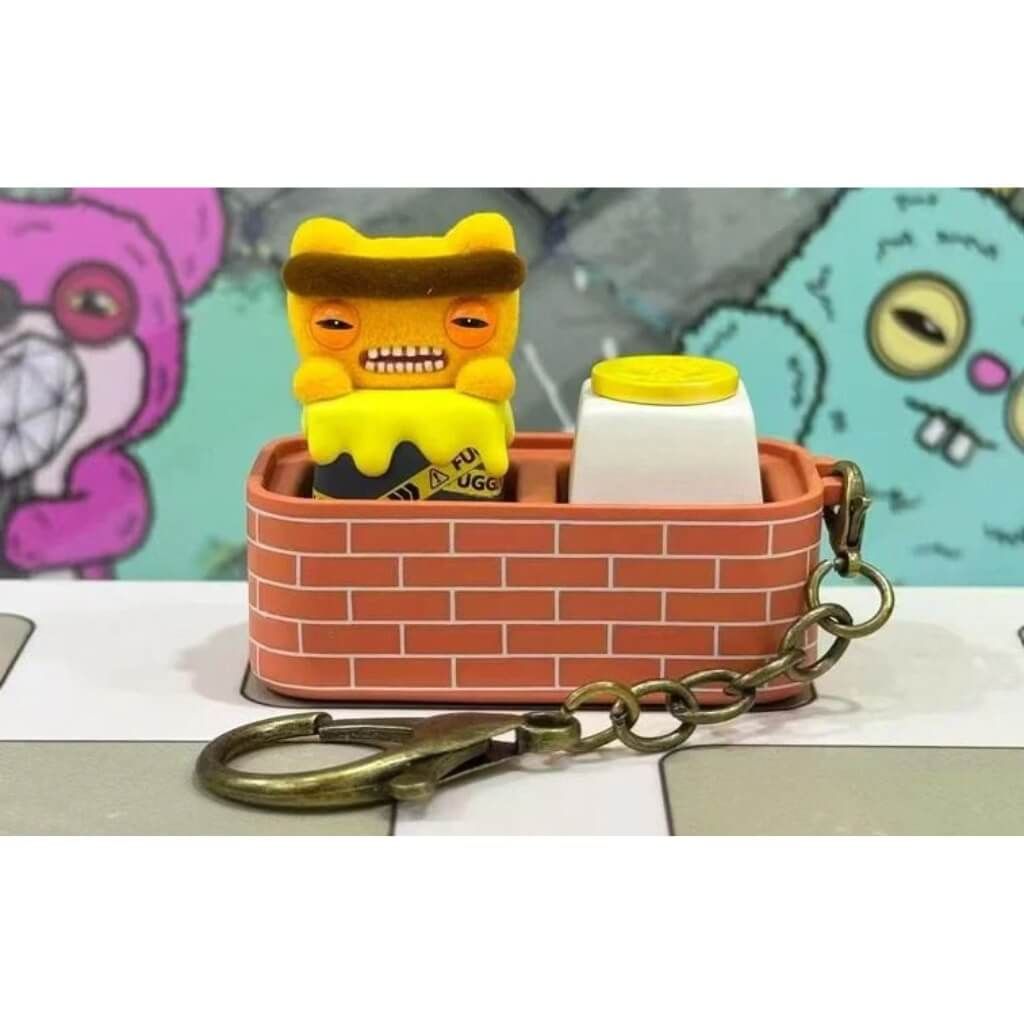 Mô hình Đồ Chơi Móc Khóa Blind Box Fuggler Ugly Funny Monster Keyboard Cap JAKA x ZURU TOYS