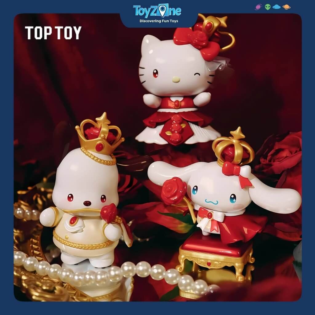 Mô hình đồ chơi Blind box Sanrio Characters Rose Night Series ( Đêm Hoa Hồng ) TOP TOY