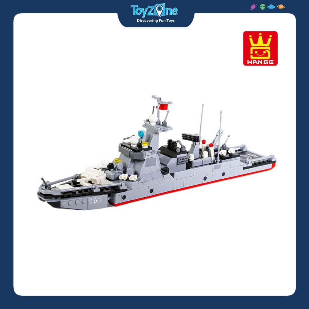 Bộ Đồ Chơi Lắp Ráp Mô Hình Tàu Khu Trục Type 052D WANGE