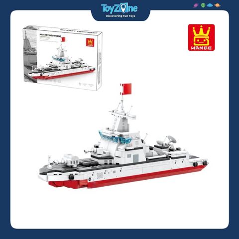 Bộ Đồ Chơi Lắp Ráp Mô Hình Tàu Khu Trục Type 055 WANGE