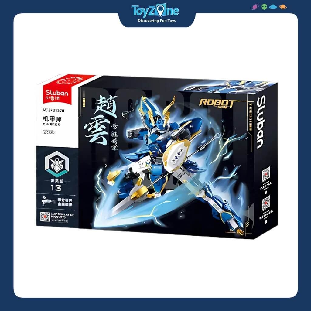 Bộ Đồ Chơi Lắp Ráp Mô Hình Triệu Vân Cơ Giáp ( Zhao Yun Mecha ) SLUBAN