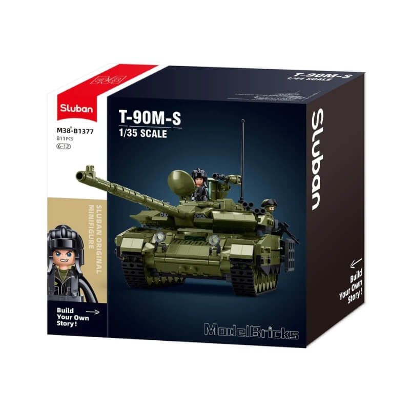 Bộ Đồ Chơi Lắp Ráp Mô Hình Xe Tăng T-90MS SLUBAN