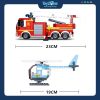  Bộ đồ chơi mô hình lắp ráp Xe thang cứu hỏa Sluban 